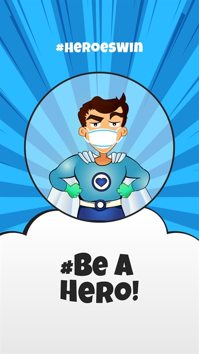 Be A Hero - Home Screen