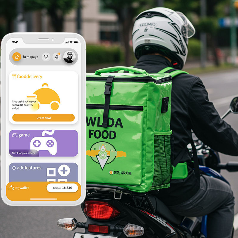 Snapshot from a meal at a fast-food restaurant